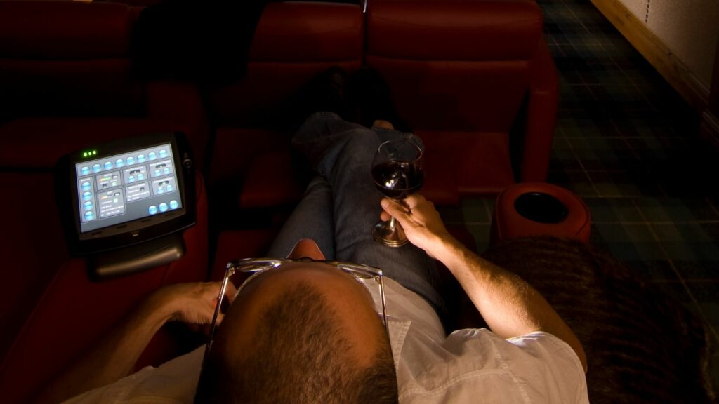This means that little else happens in that home theater except for screening-related activities.