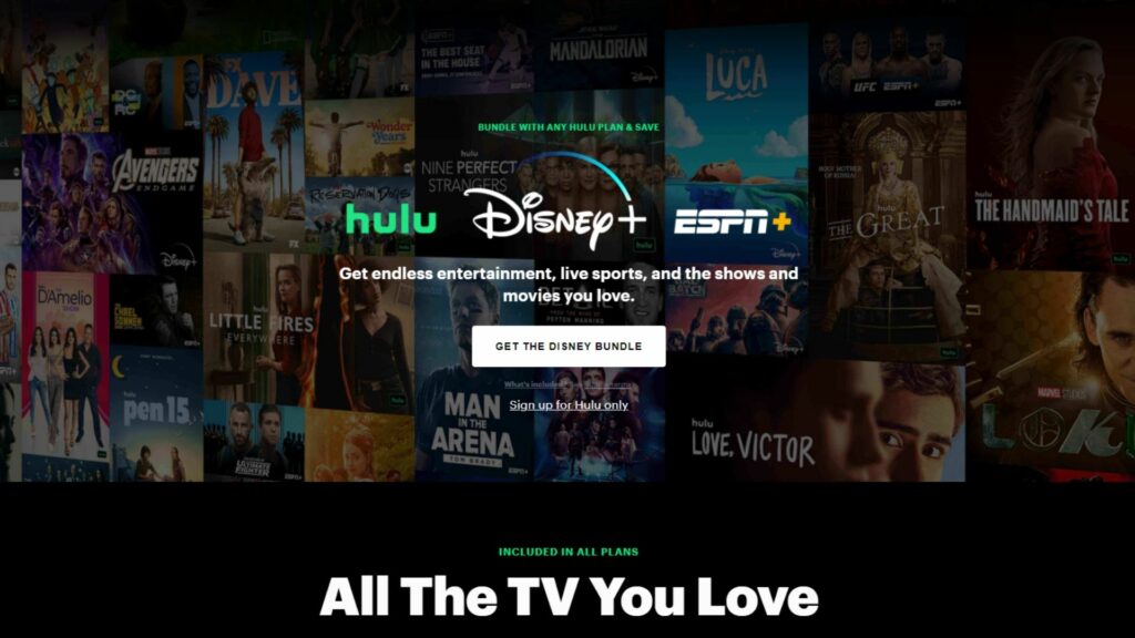 The streaming service also offers upgrade packages that add live TV channels.